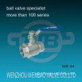 2PC Female Threaded Stainless Steel Manual Ball Valve 1000 Wog